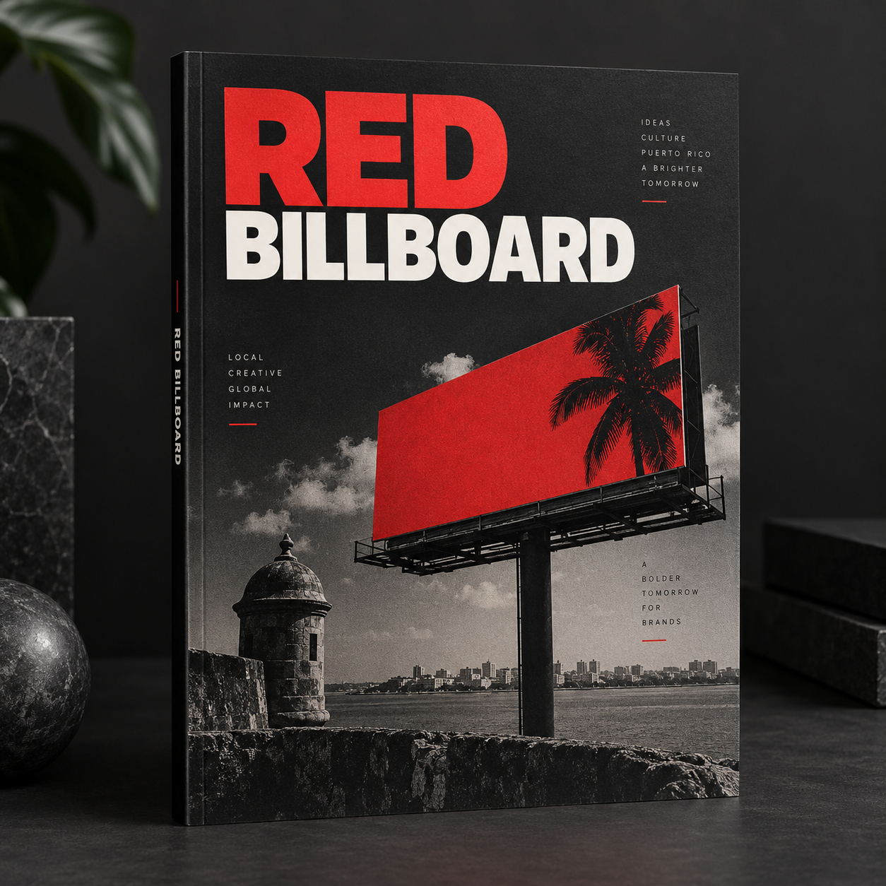 Magazine presence product mockup